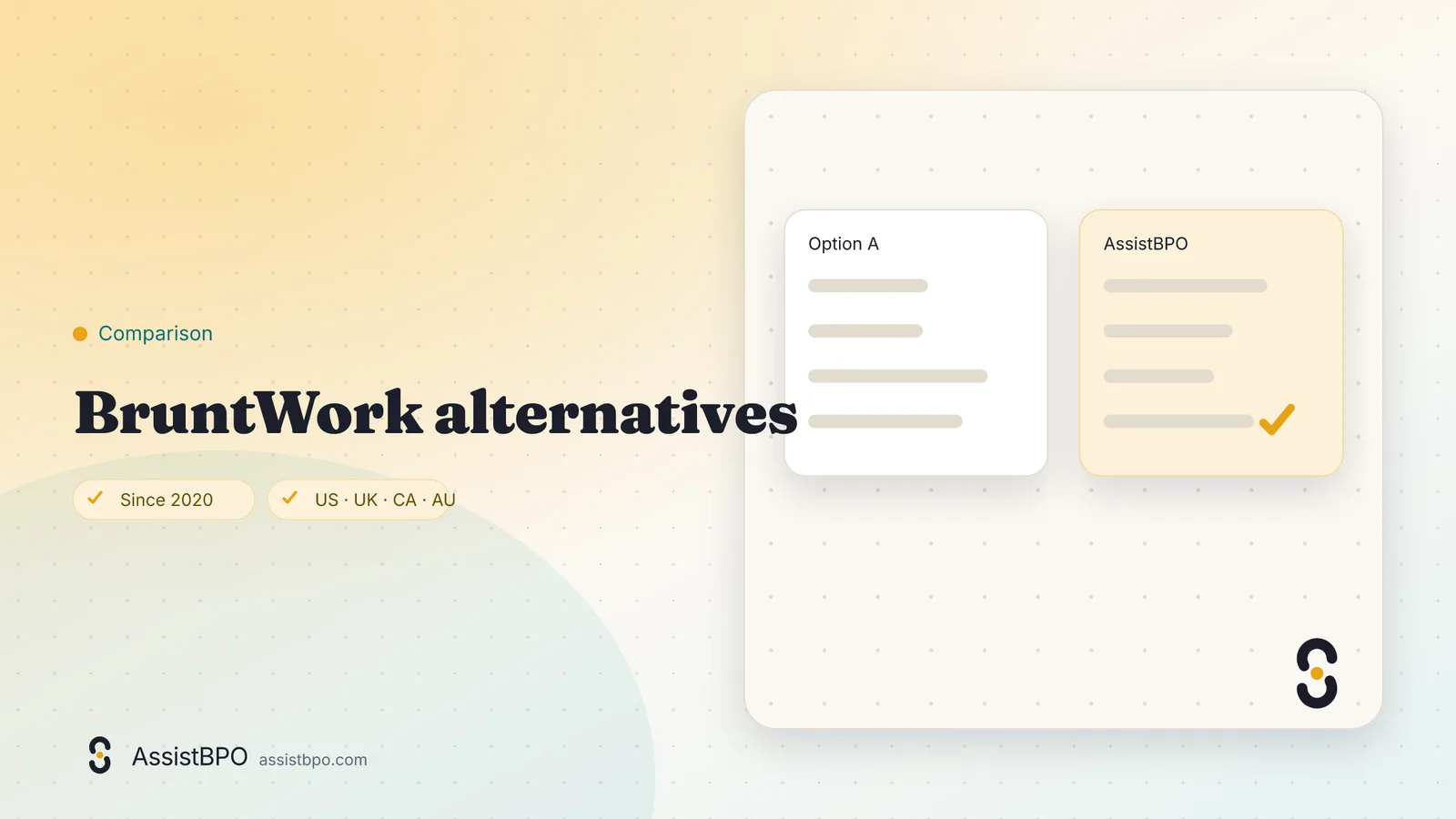 BruntWork alternatives: AssistBPO cover graphic