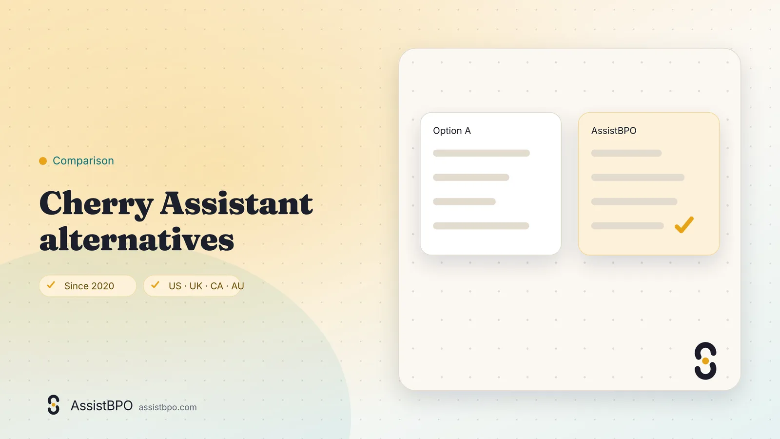 Cherry Assistant alternatives: AssistBPO cover graphic