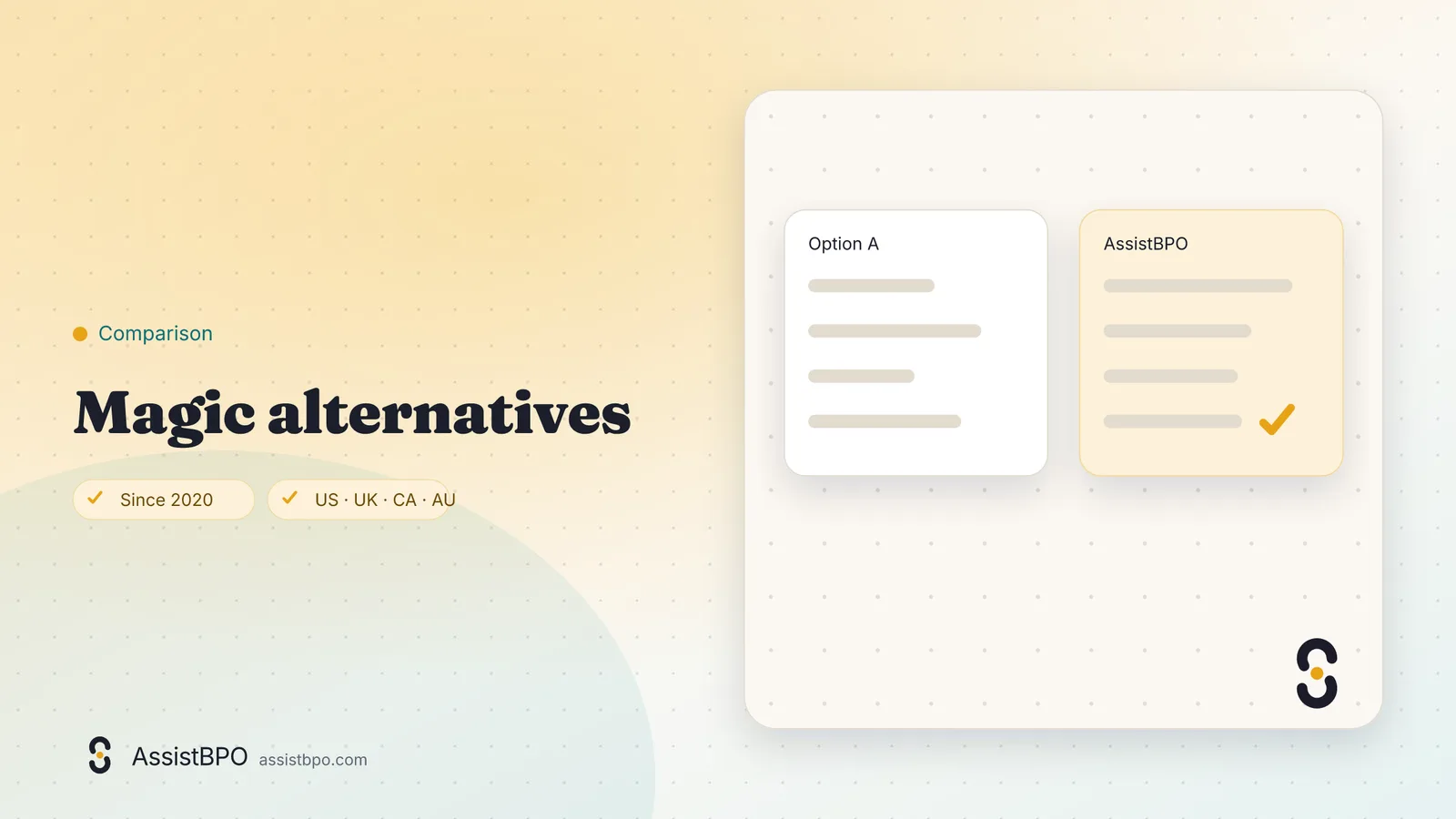 Magic alternatives: AssistBPO cover graphic