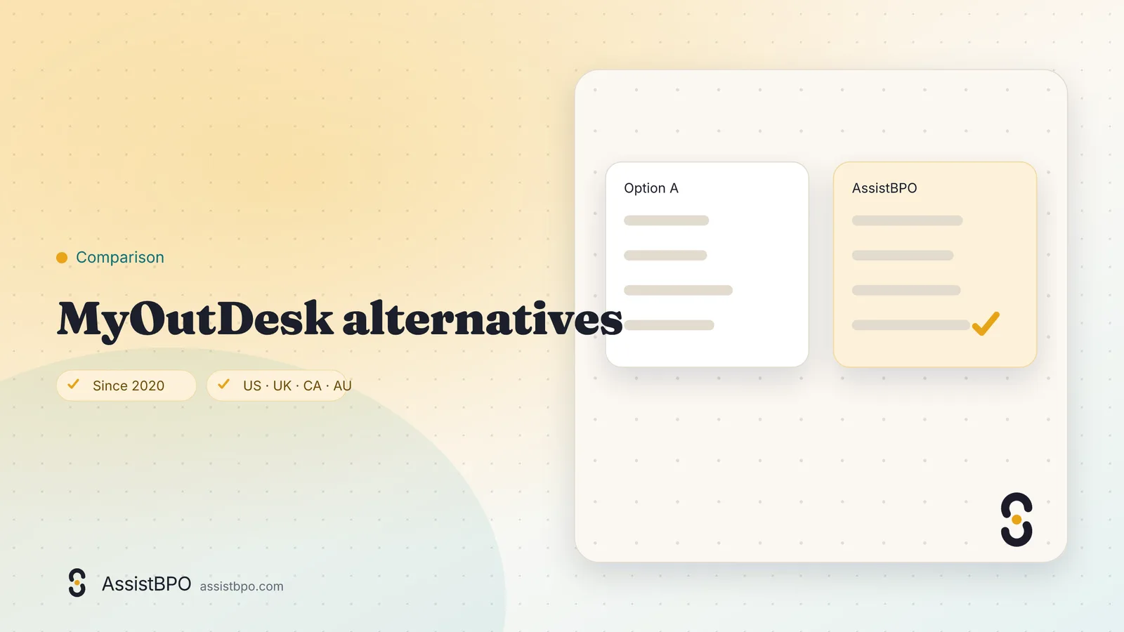 MyOutDesk alternatives: AssistBPO cover graphic