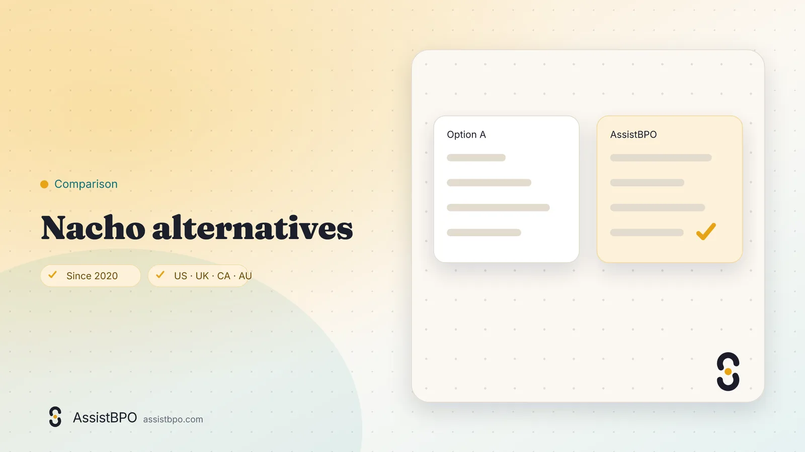 Nacho alternatives: AssistBPO cover graphic