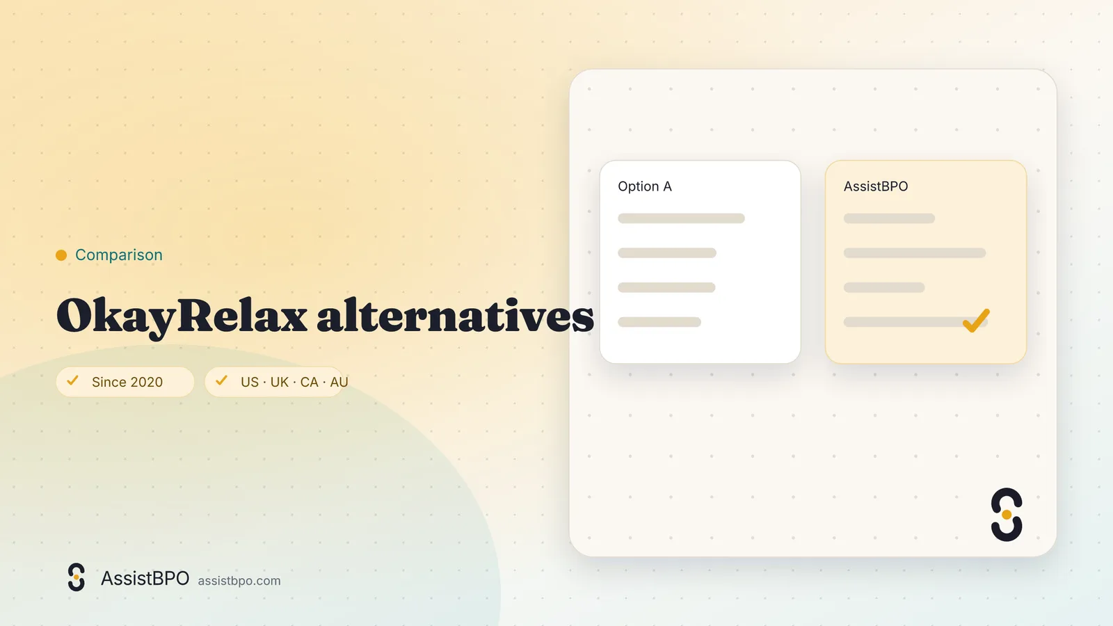 OkayRelax alternatives: AssistBPO cover graphic