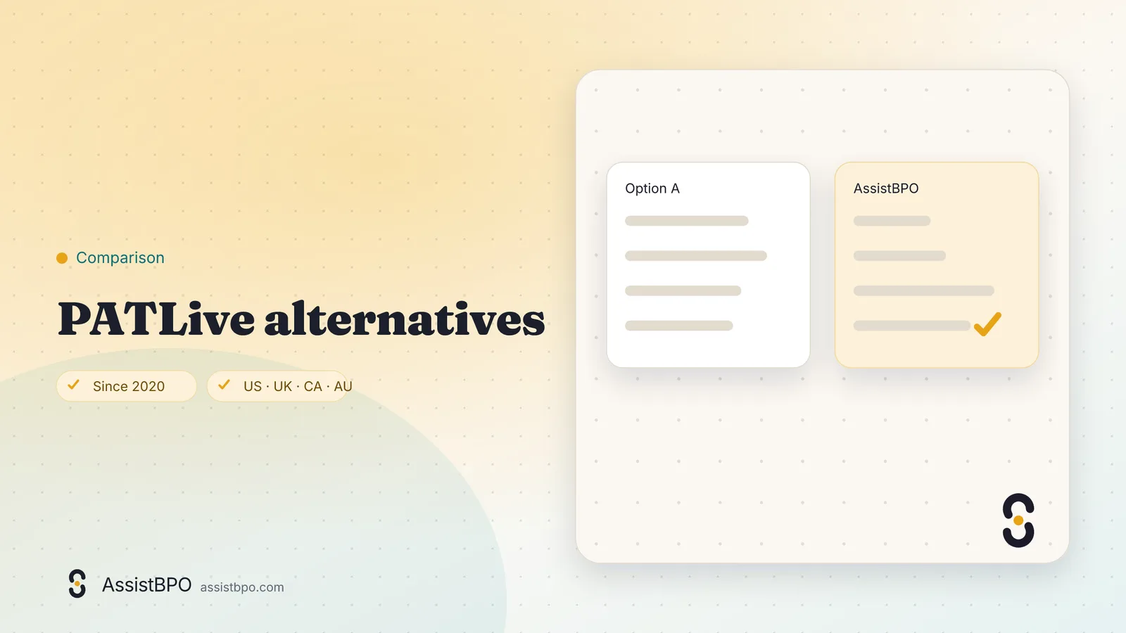 PATLive alternatives: AssistBPO cover graphic