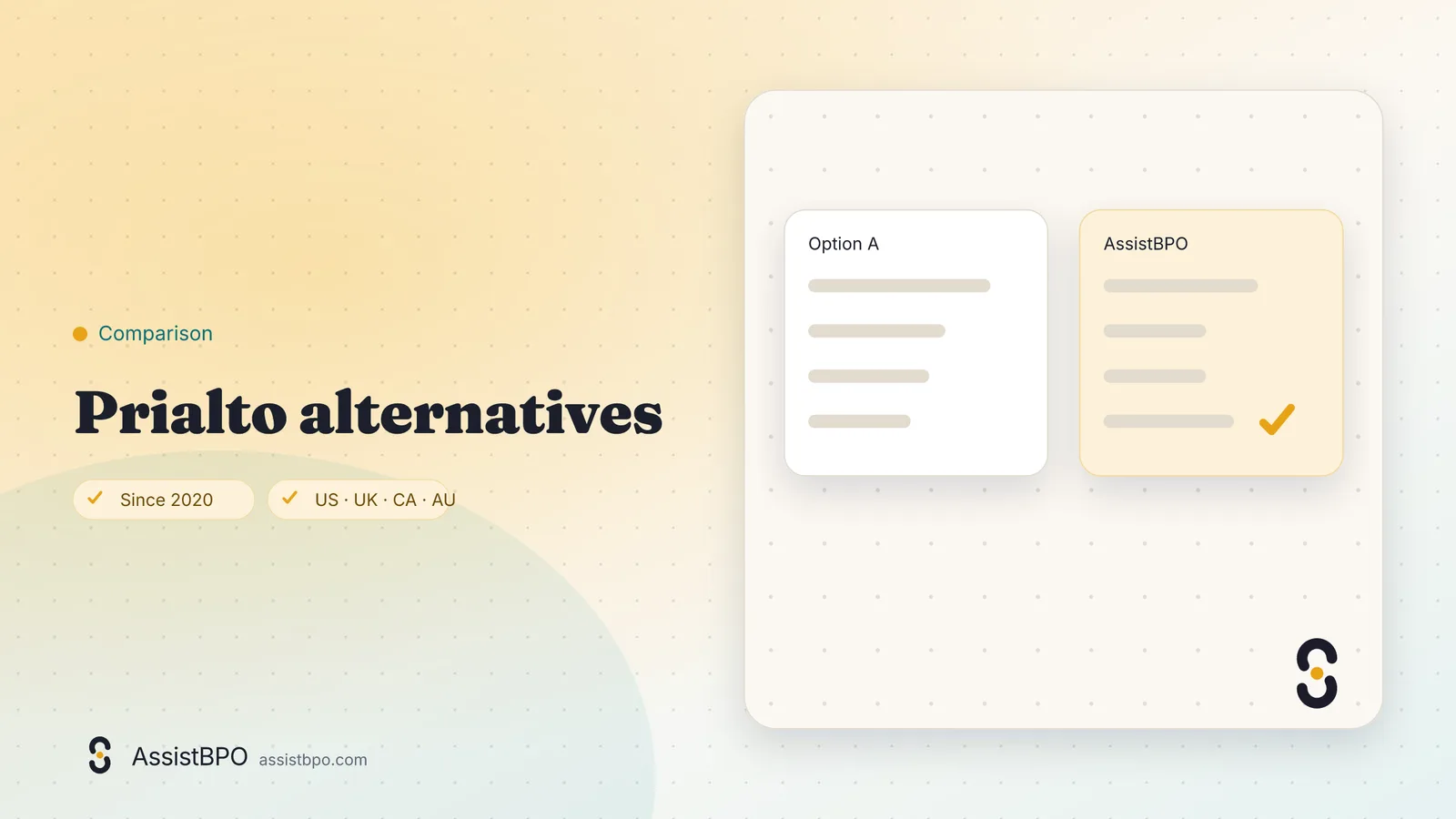 Prialto alternatives: AssistBPO cover graphic