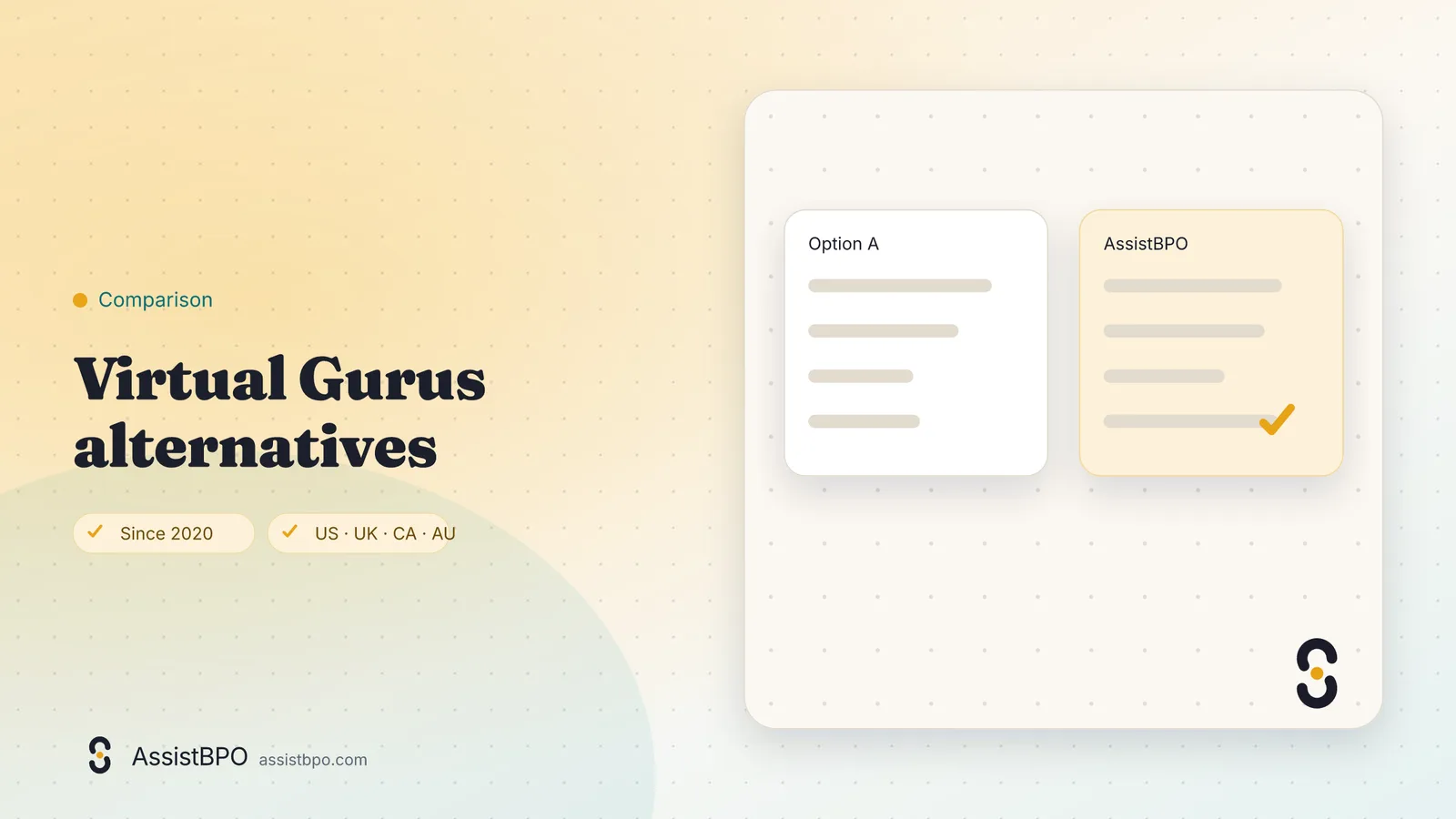 Virtual Gurus alternatives: AssistBPO cover graphic