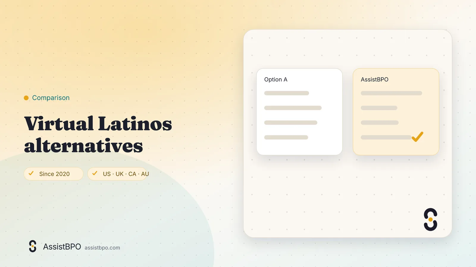 Virtual Latinos alternatives: AssistBPO cover graphic