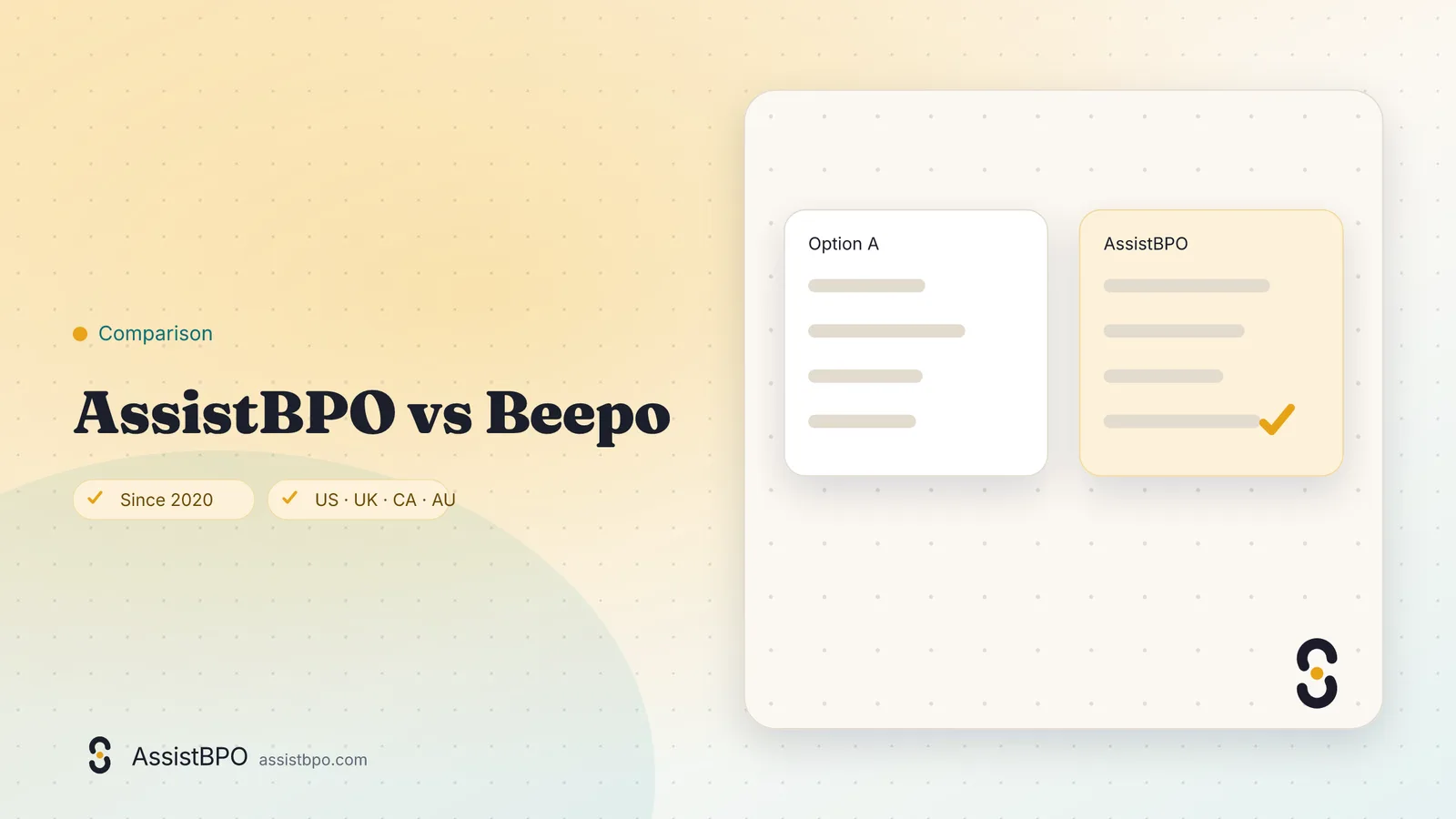Beepo vs AssistBPO: AssistBPO cover graphic