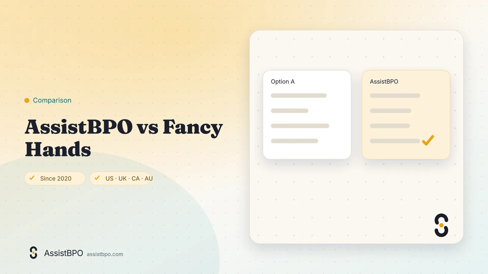 Fancy Hands vs AssistBPO: AssistBPO cover graphic