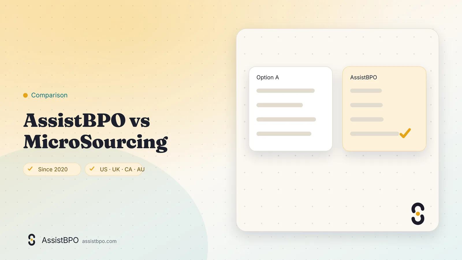 MicroSourcing vs AssistBPO: AssistBPO cover graphic