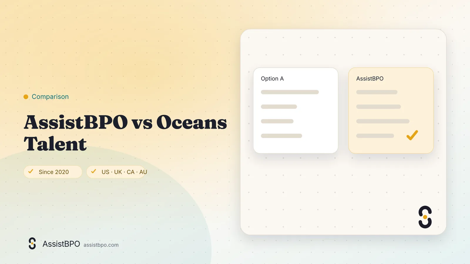 Oceans Talent vs AssistBPO: AssistBPO cover graphic