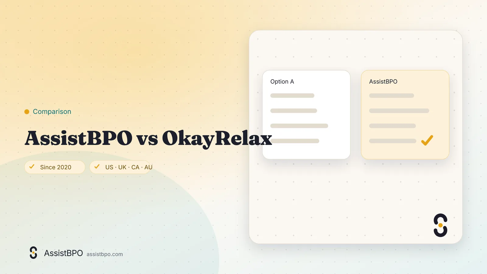 OkayRelax vs AssistBPO: AssistBPO cover graphic