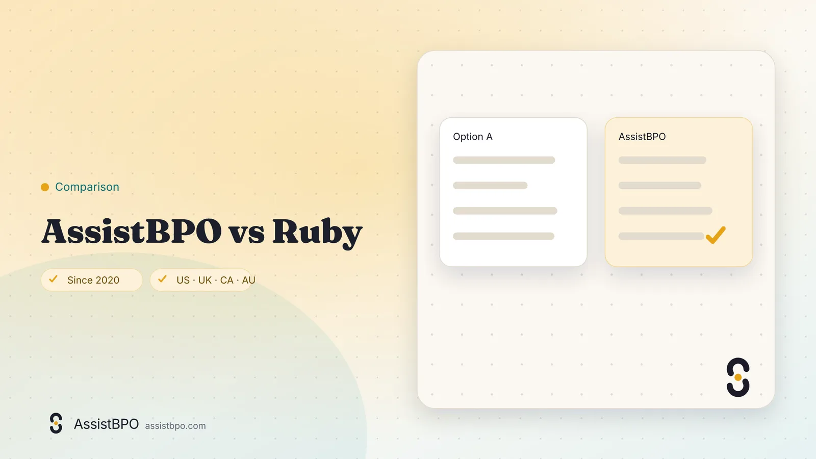Ruby vs AssistBPO: AssistBPO cover graphic