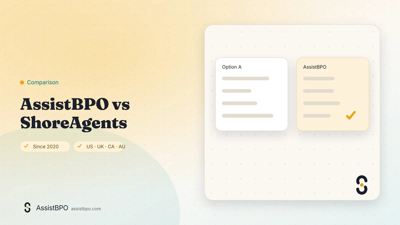 ShoreAgents vs AssistBPO: AssistBPO cover graphic