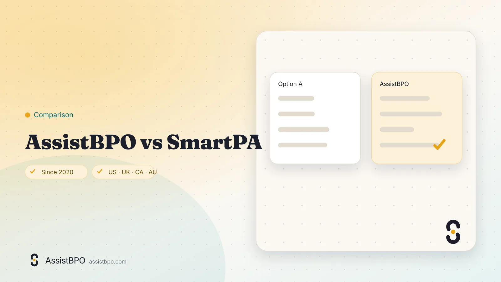 SmartPA vs AssistBPO: AssistBPO cover graphic