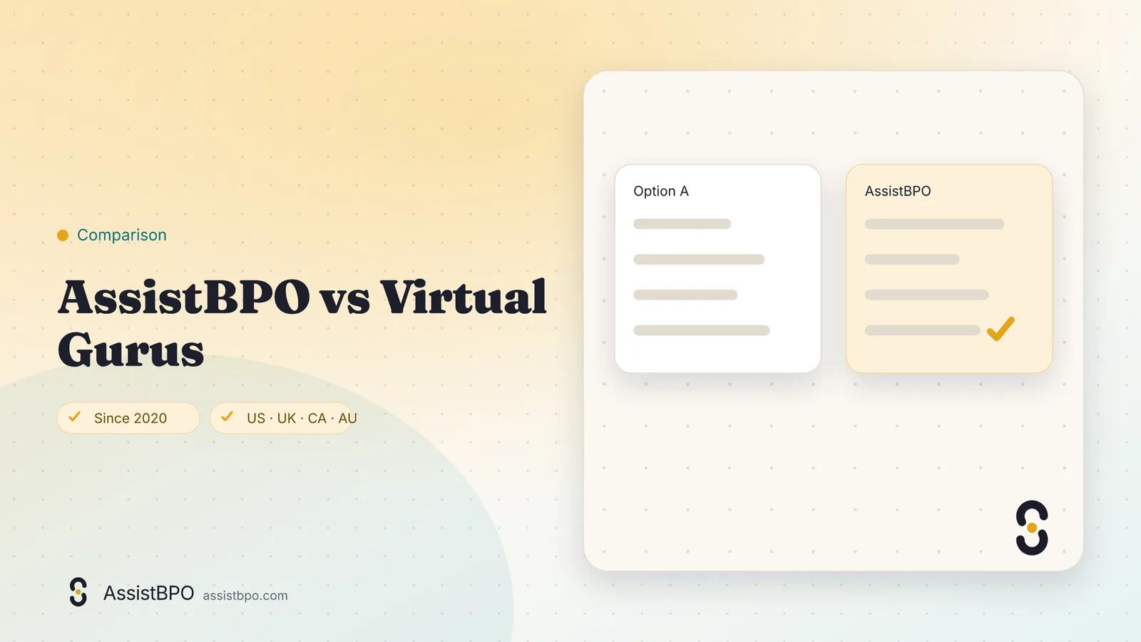 Virtual Gurus vs AssistBPO: AssistBPO cover graphic