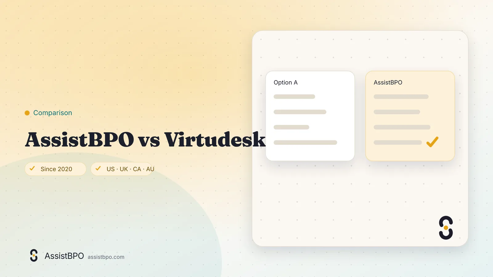 Virtudesk vs AssistBPO: AssistBPO cover graphic