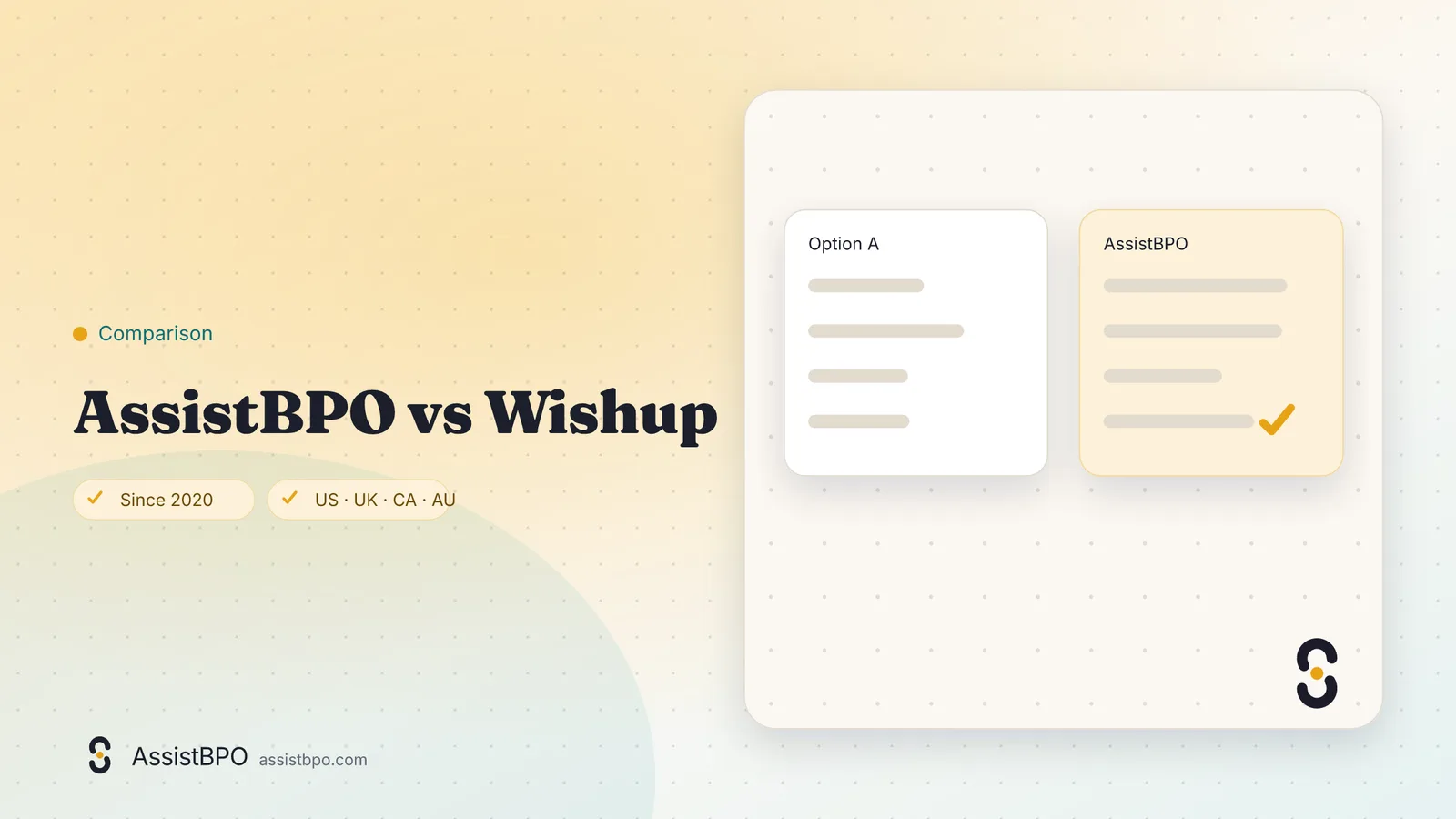 Wishup vs AssistBPO: AssistBPO cover graphic