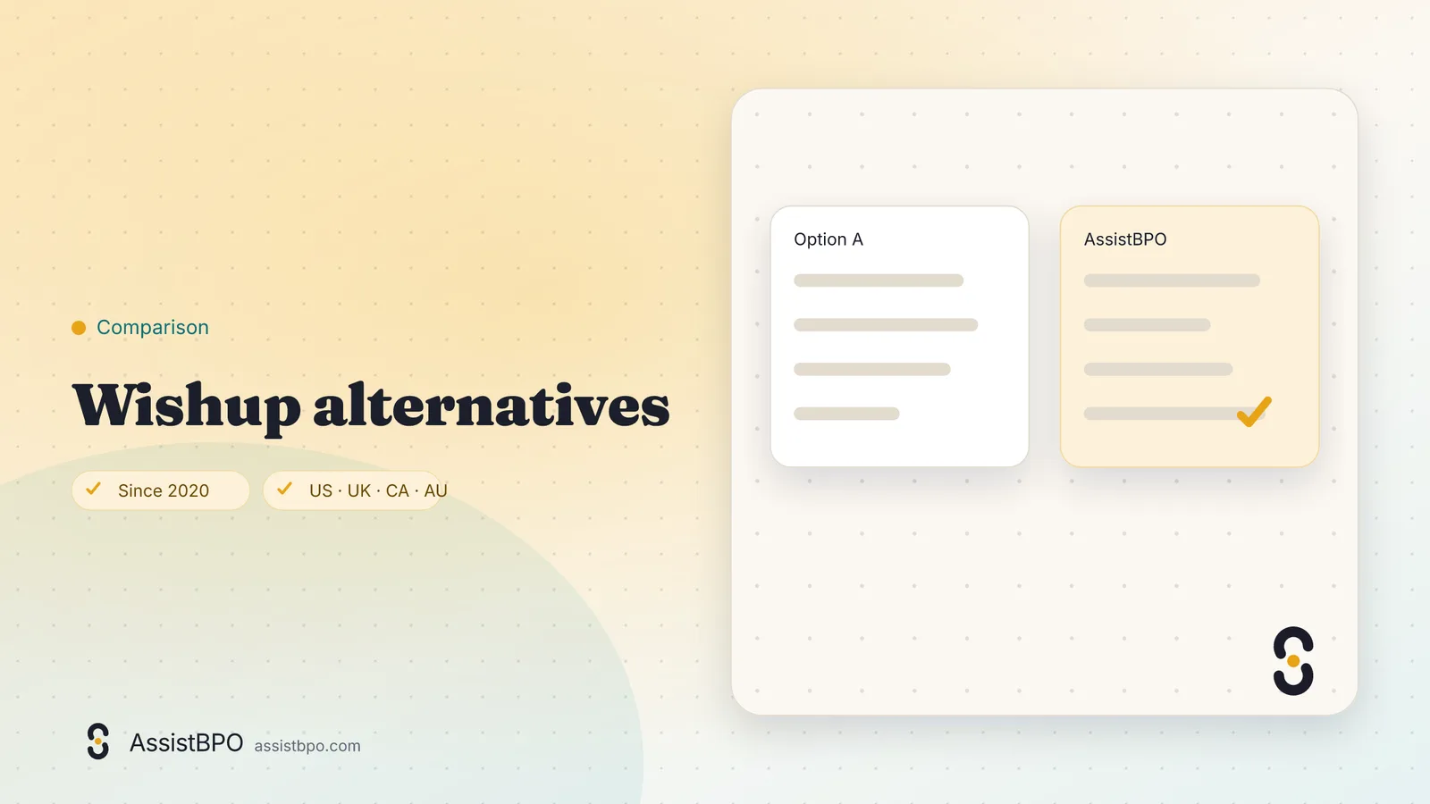 Wishup alternatives: AssistBPO cover graphic